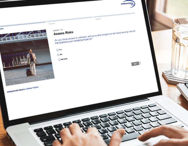 ISO 31030 기반 자가진단